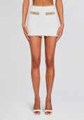 Ovidia Crochet Mini Skirt