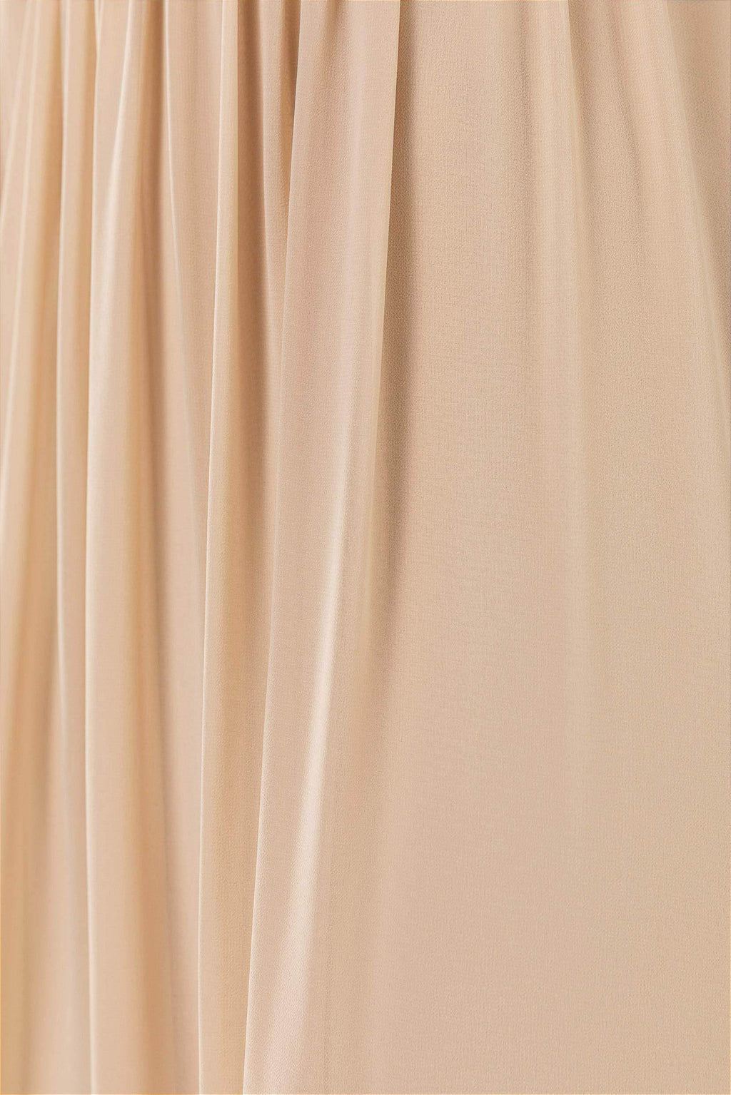A-Line Sweep-Brush Train Chiffon Bridesmaid Dress CB0478