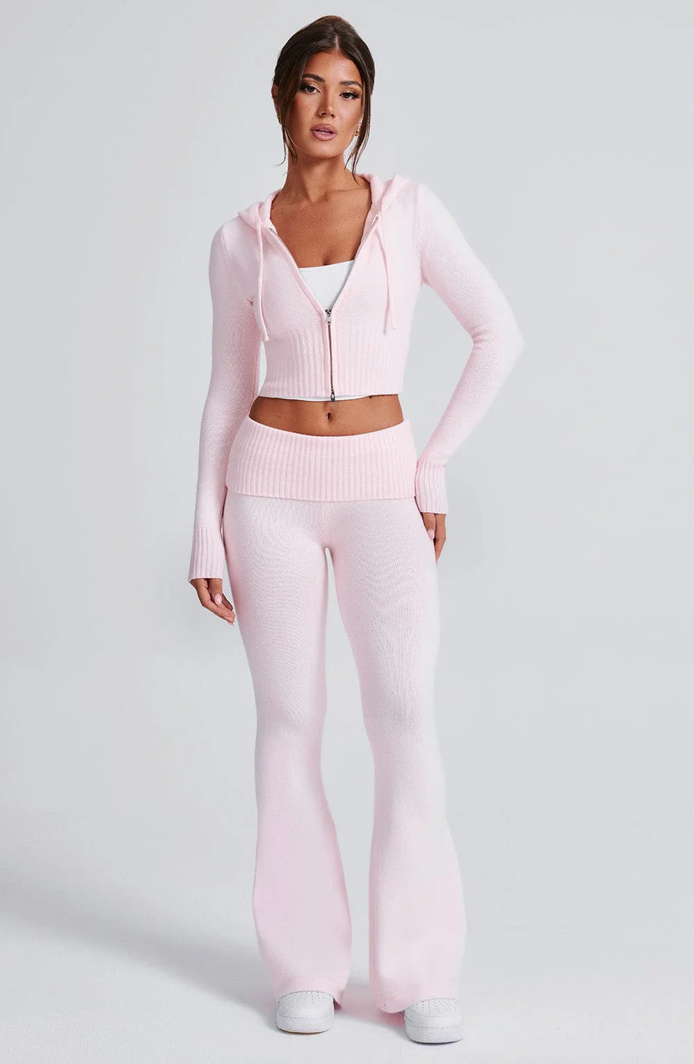 Portia Knit Pants - Pink