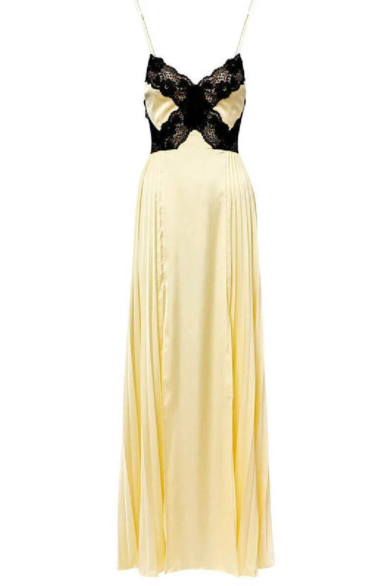 A-line Maxi Satin Formal Evening Dresses 911216703410
