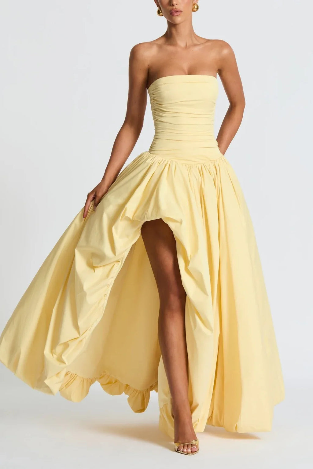 Asymmetry High-Low Formal Evening Dresses 908564007759