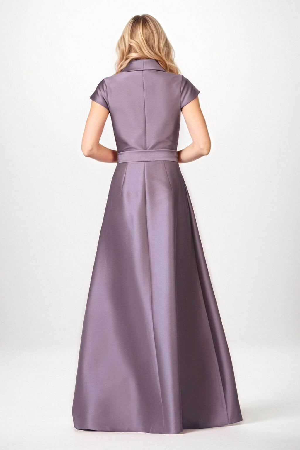 A-Line Maxi Satin Mother of the Bride Dresses CM0401