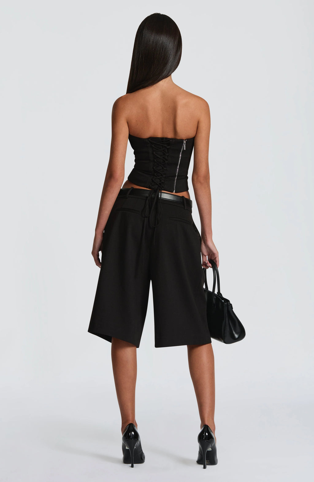 Ausra Bermuda Shorts - Black