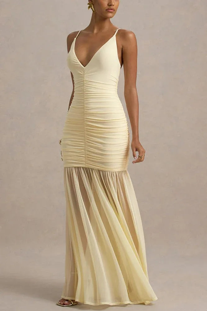 Mermaid Maxi Stretch Formal Evening Dresses 937452234687
