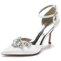 Stiletto Heel 8.5cm Silk-Like Shoes CK0164