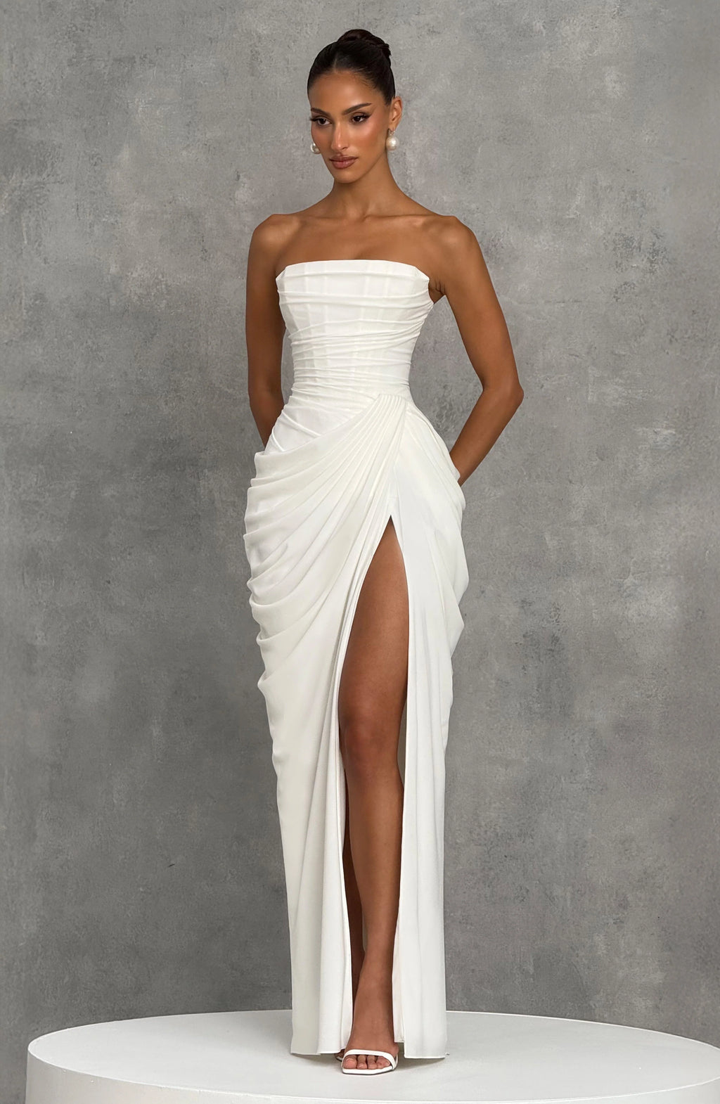 Cyra Maxi Dress - Ivory