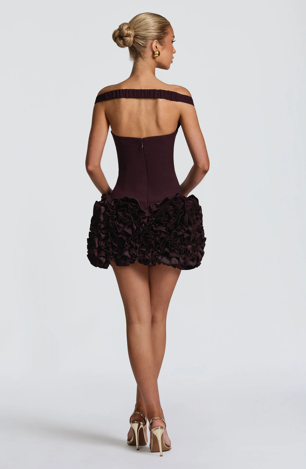 Aveta Mini Dress - Plum