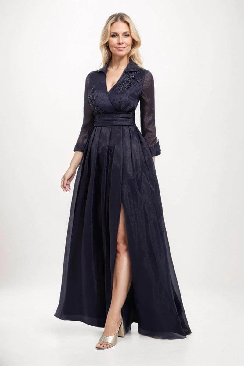 A-Line Maxi Organza Mother Dress CM0235