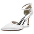 Stiletto Heel 8.5cm Silk-Like Shoes CK0146