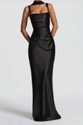 Sheath-Column Maxi Satin Formal Evening Dresses 971343877638