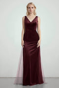Sheath-Column Floor Length Bridesmaid Dress Formal Dresses CB0275