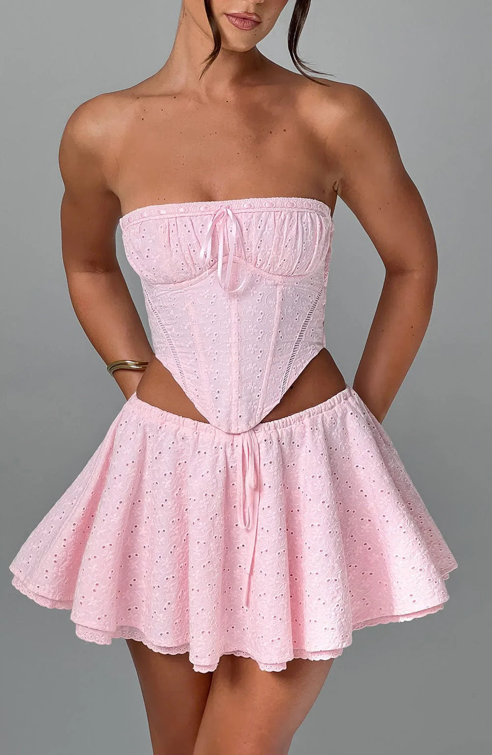 Winnie Mini Skirt - Blush