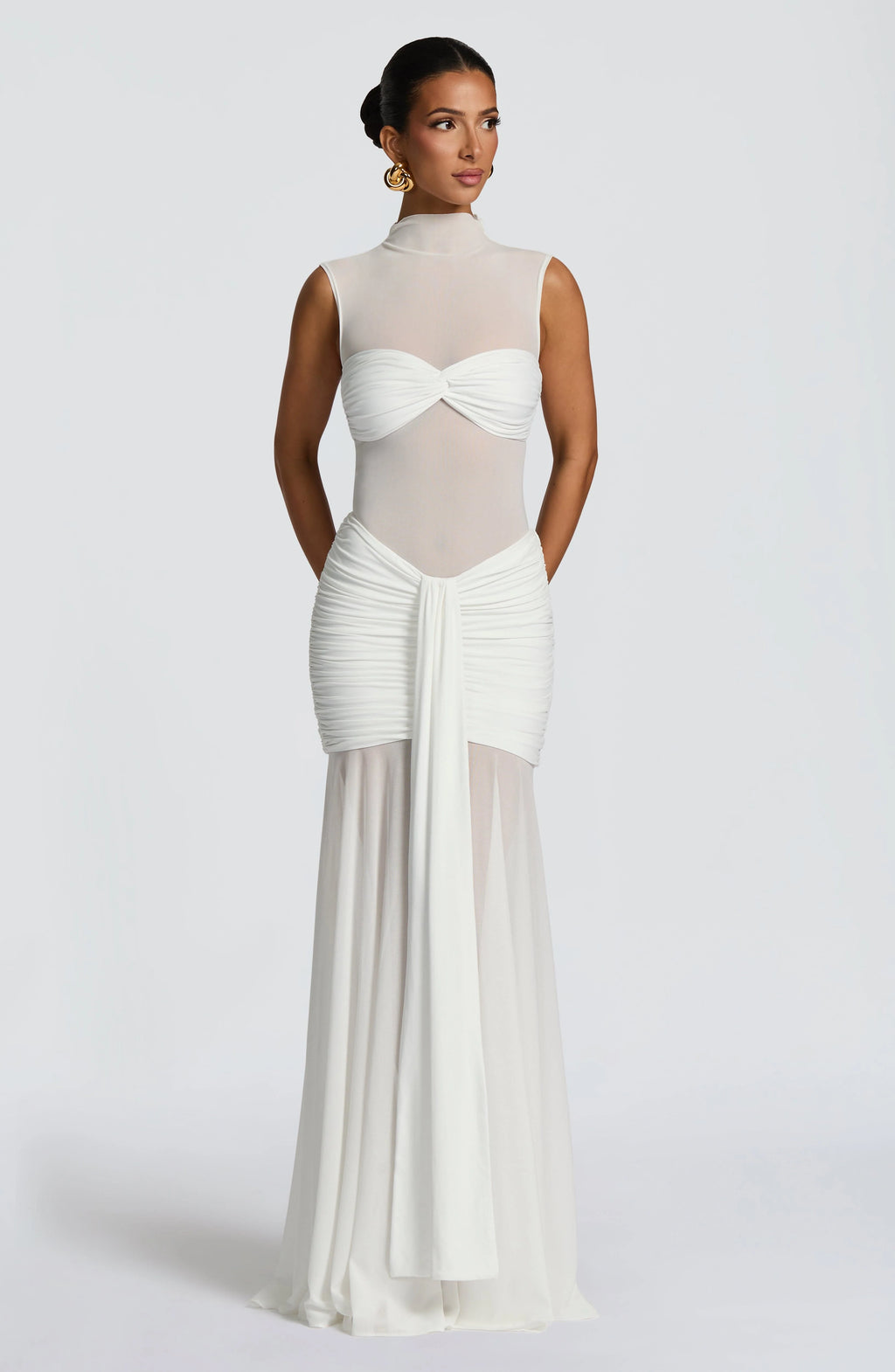 Fae Maxi Skirt - White
