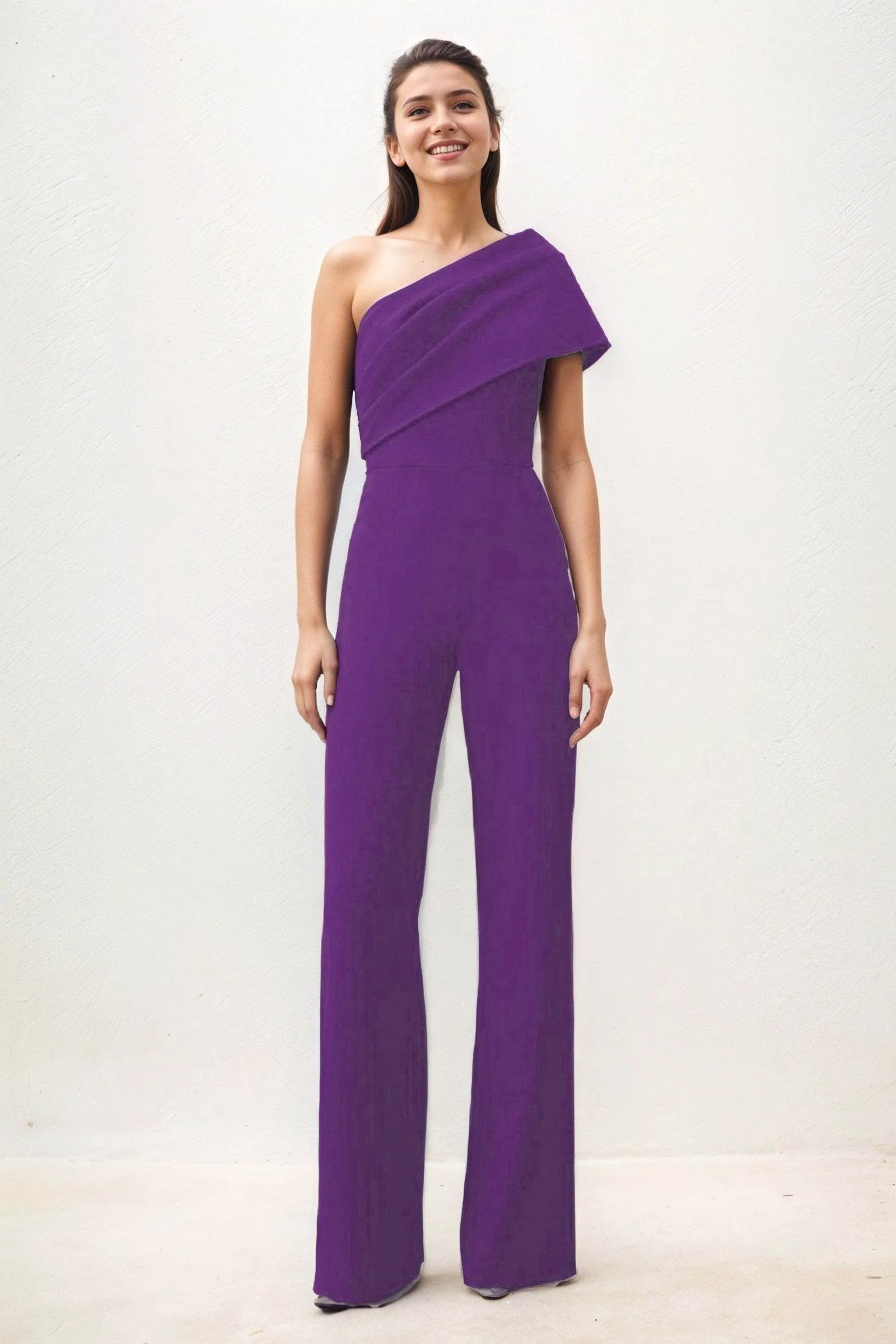 Jumpsuit Maxi Elastic Cloth Wedding Guest Dress CG0277