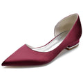 Flat Heel 2.5cm Silk-Like Shoes CK0267