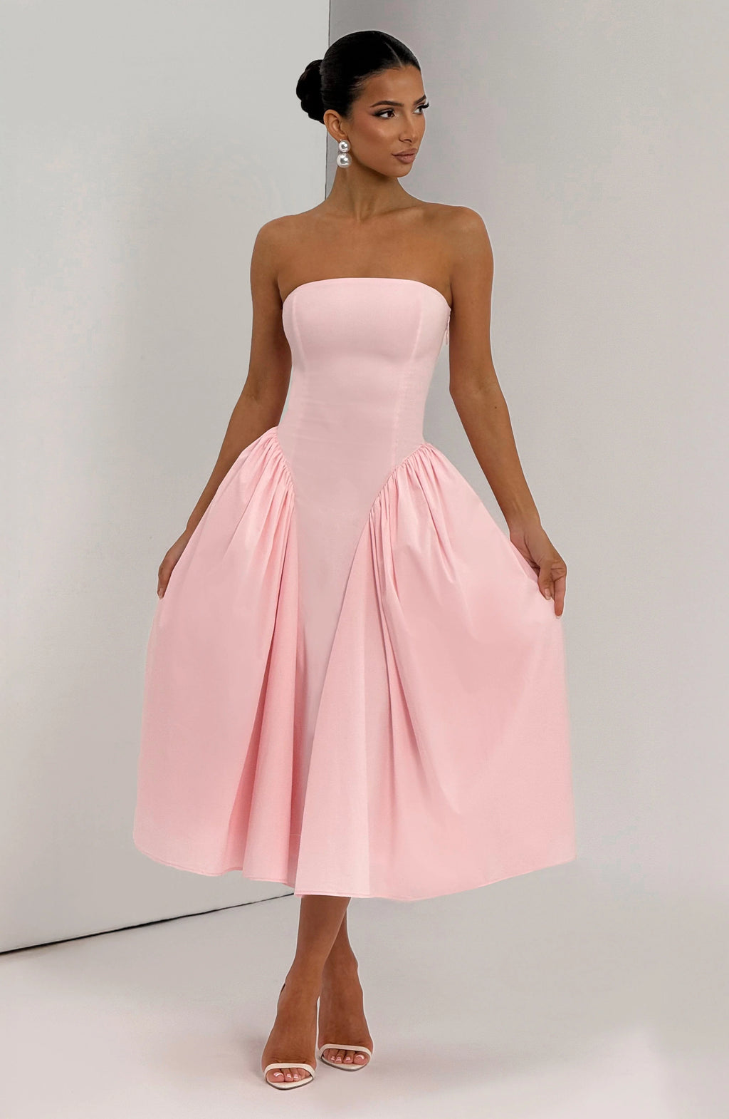 Darla Midi Dress - Blush