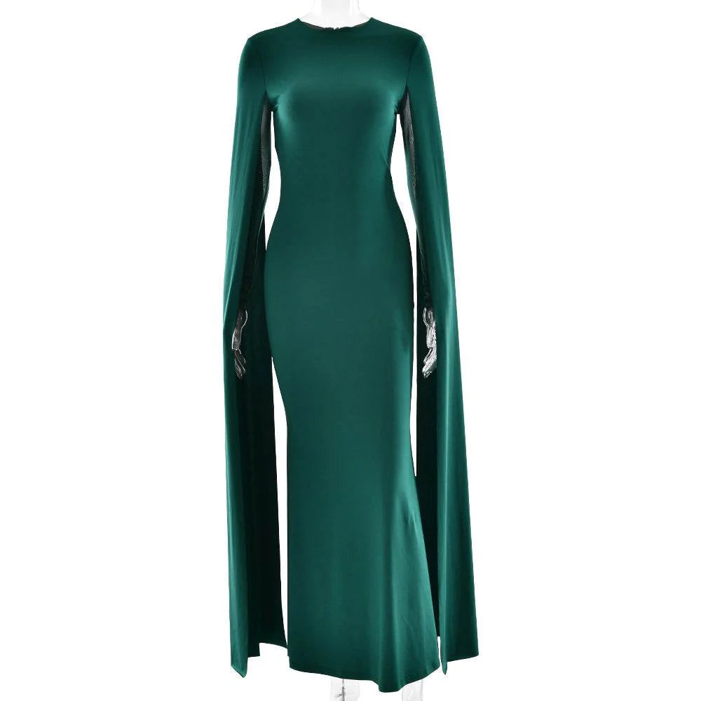 Mermaid Maxi Knitted Semi Formal Wedding Guest Dresses 8475538129054