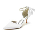 Stiletto Heel 6cm Silk-Like Shoes CK0204