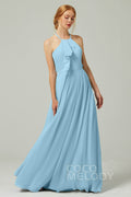 A-Line Floor Length Chiffon Bridesmaid Dress CB0328