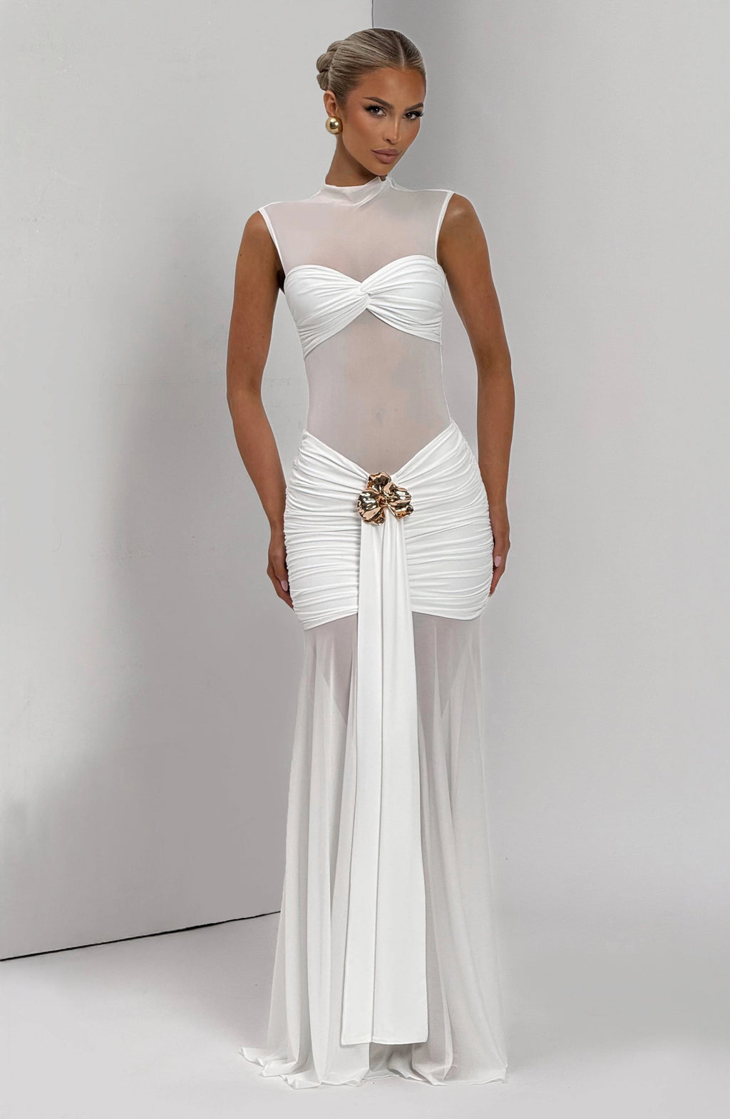 Fae Maxi Skirt - White