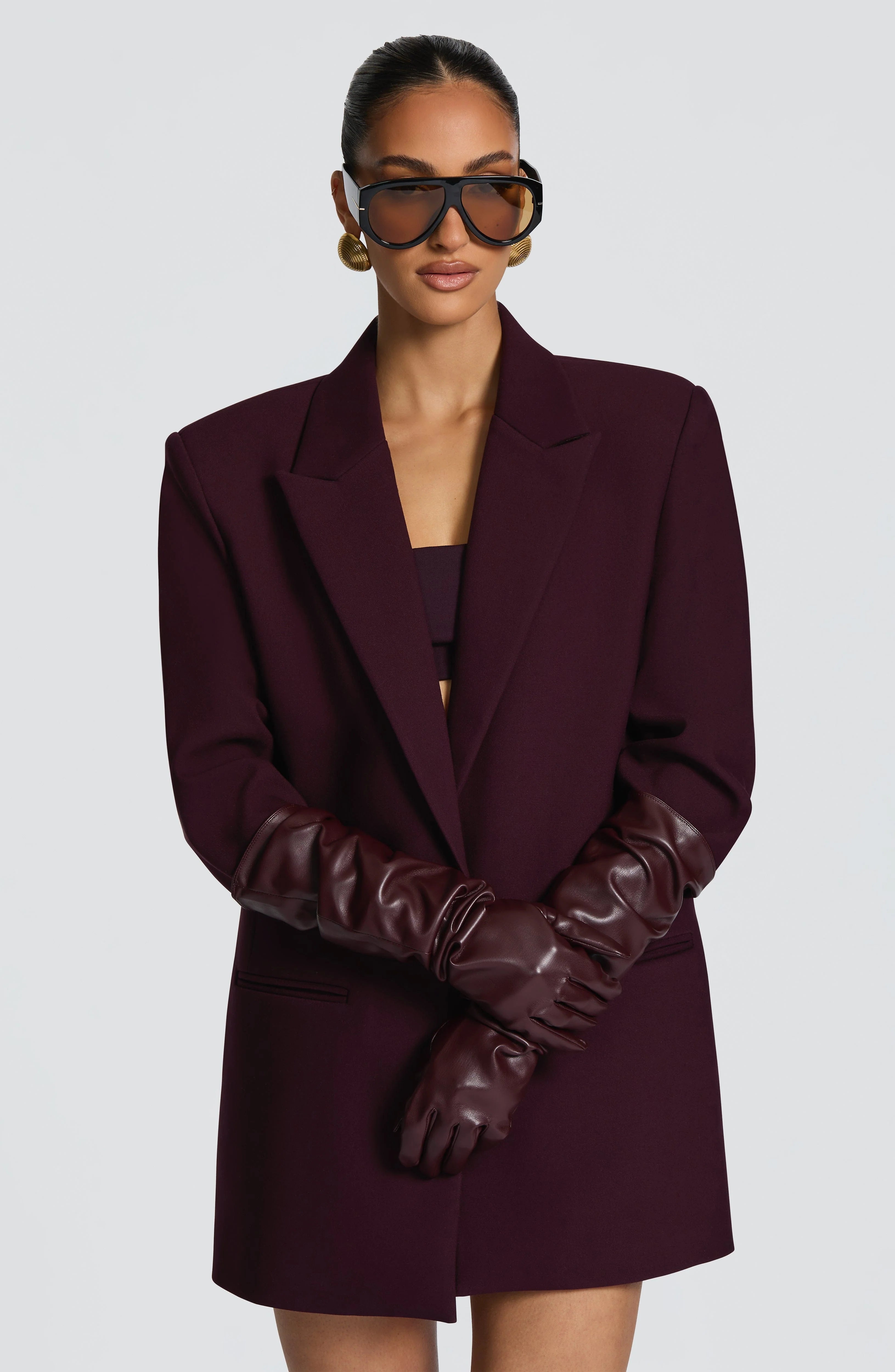 Frankie Gloves - Plum