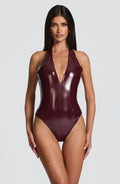 Harley Bodysuit - Cherry Lacquer