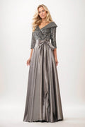 A-Line Maxi Sequined Mother of the Bride Dresses CM0399