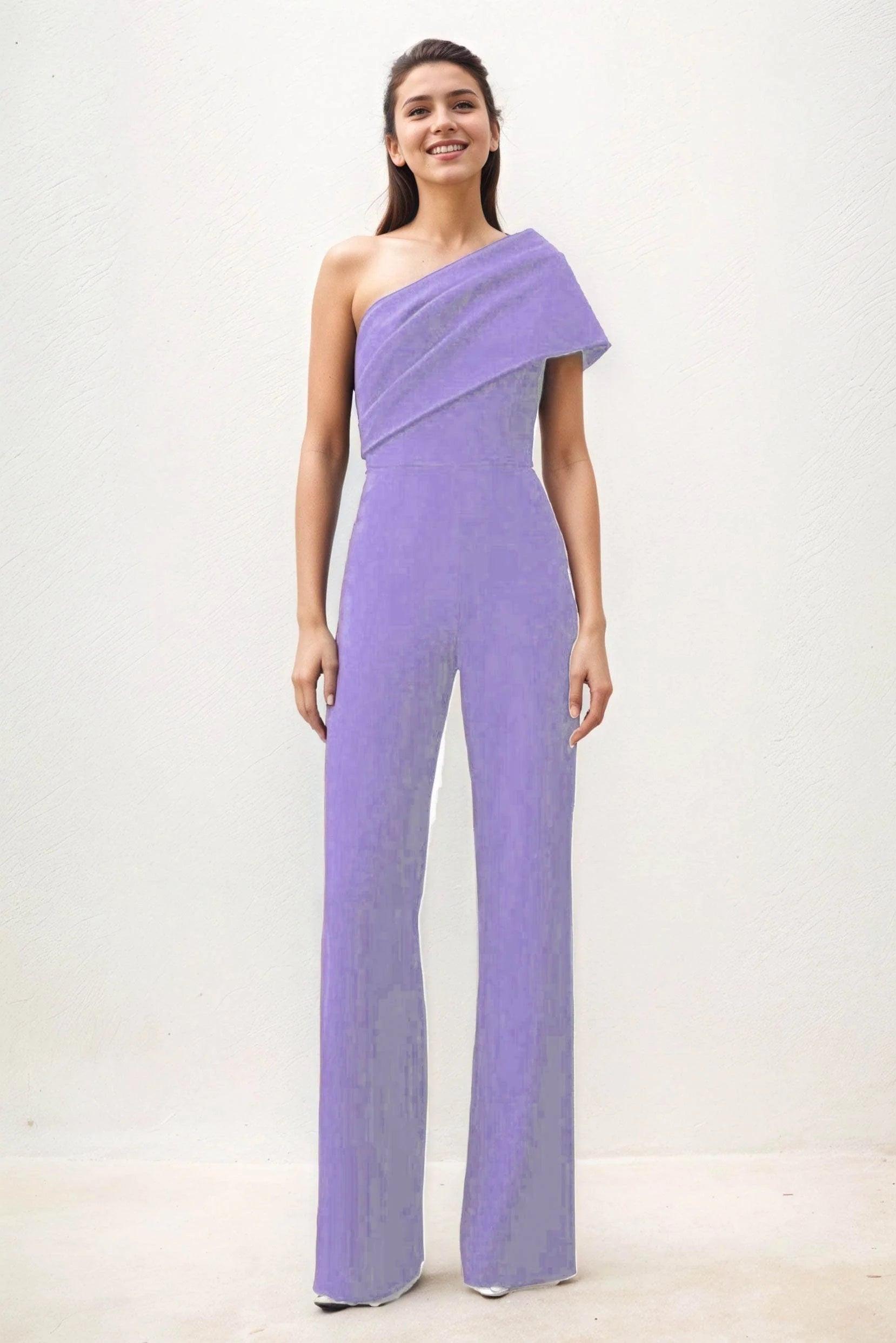 Jumpsuit Maxi Elastic Cloth Wedding Guest Dress CG0277
