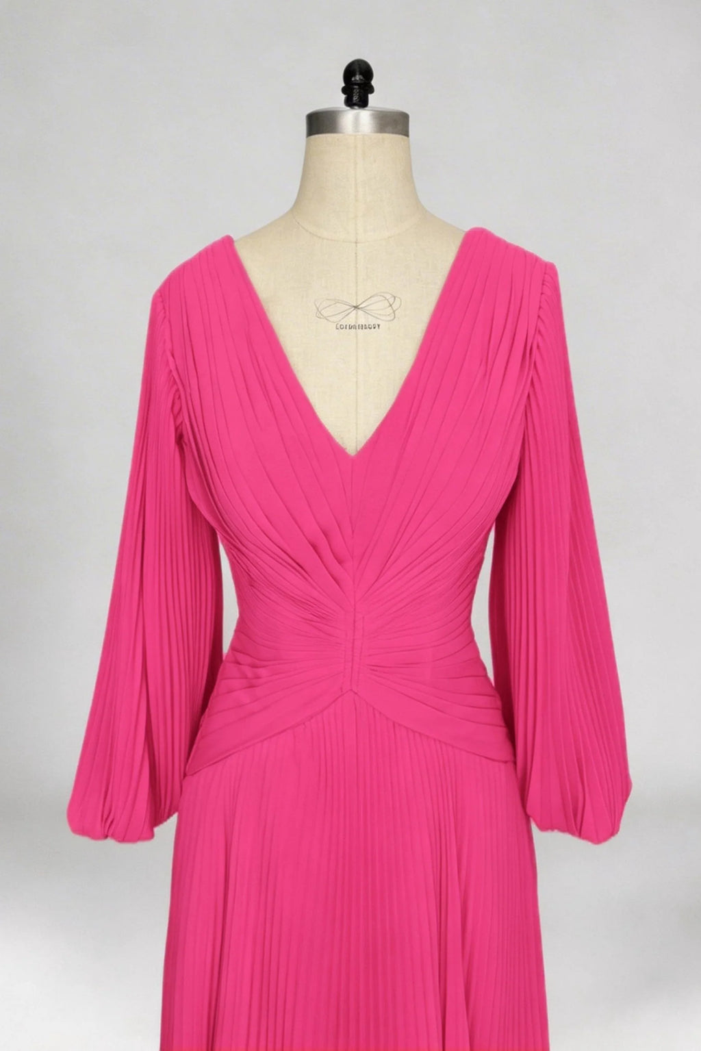A Line V-Neck Mother of the Bride Dresses with Ruched CM0367