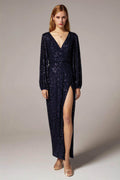 Sheath-Column Ankle Length Sequined Dress CS0303