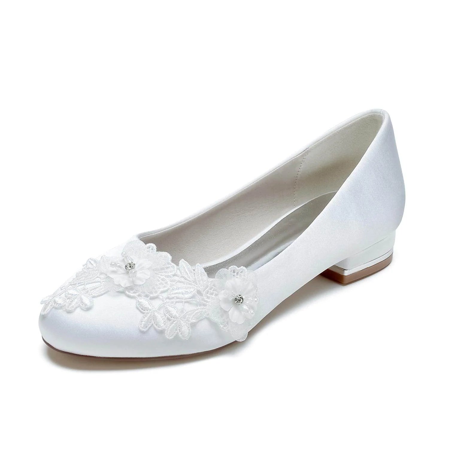 Flat Heel 2.5cm Silk-Like Shoes CK0375