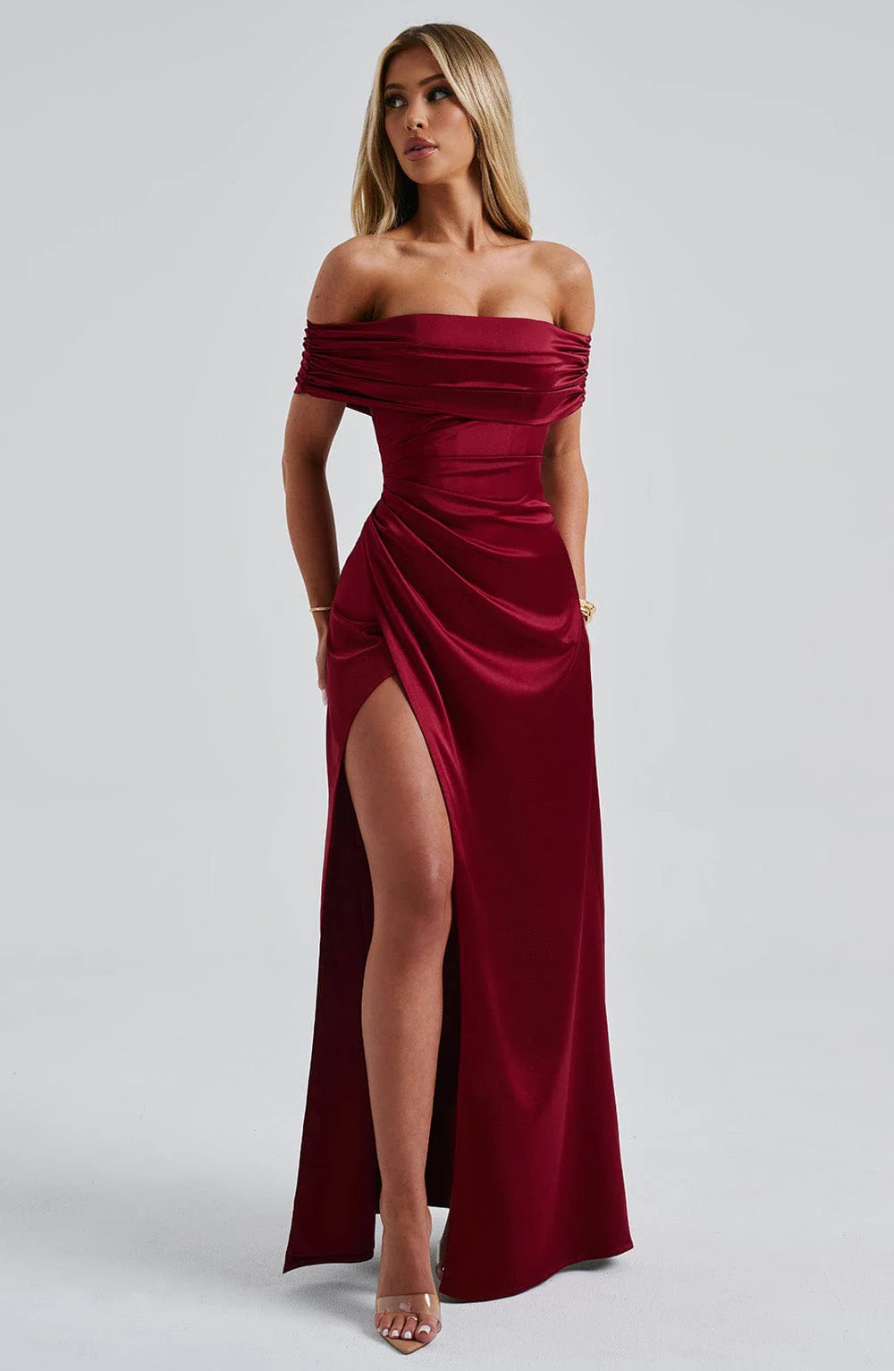 Gwendolyn Maxi Dress - Burgundy