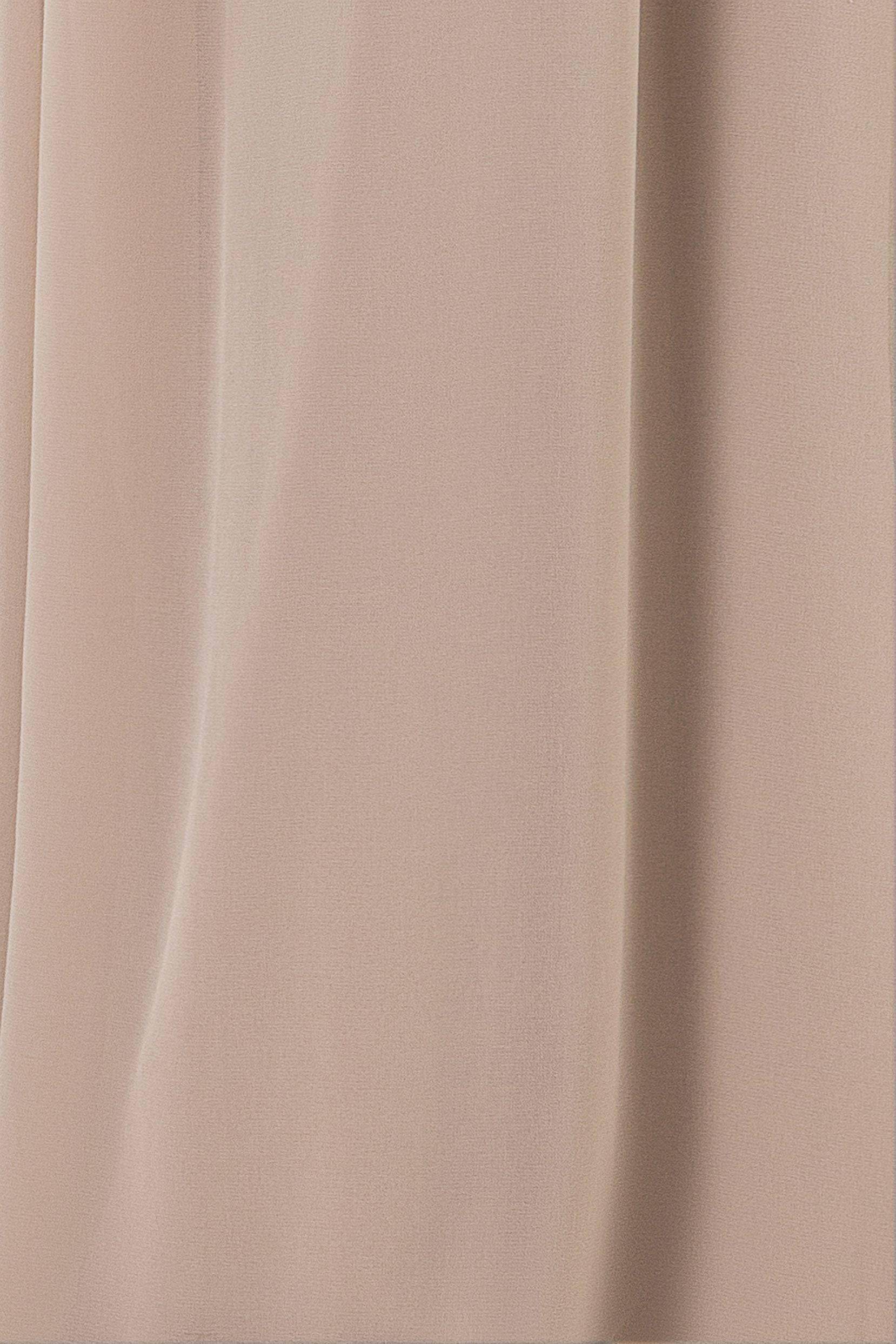 A-Line Sweep-Brush Train Chiffon Bridesmaid Dress CB0456