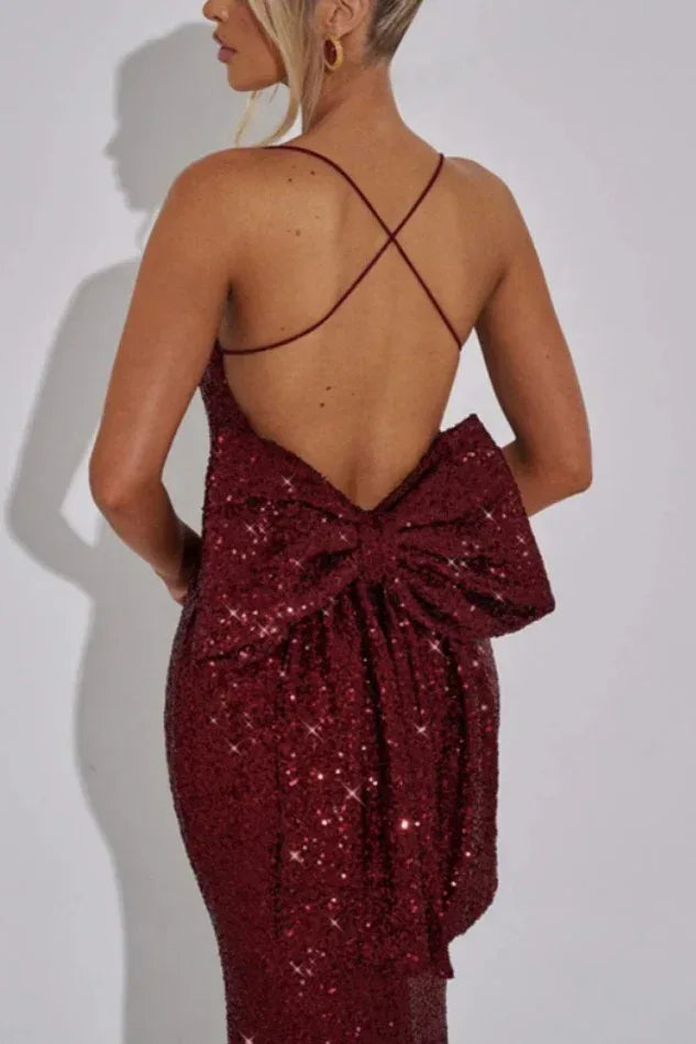 Mermaid Maxi Sequins Formal Evening Dresses 861326172487