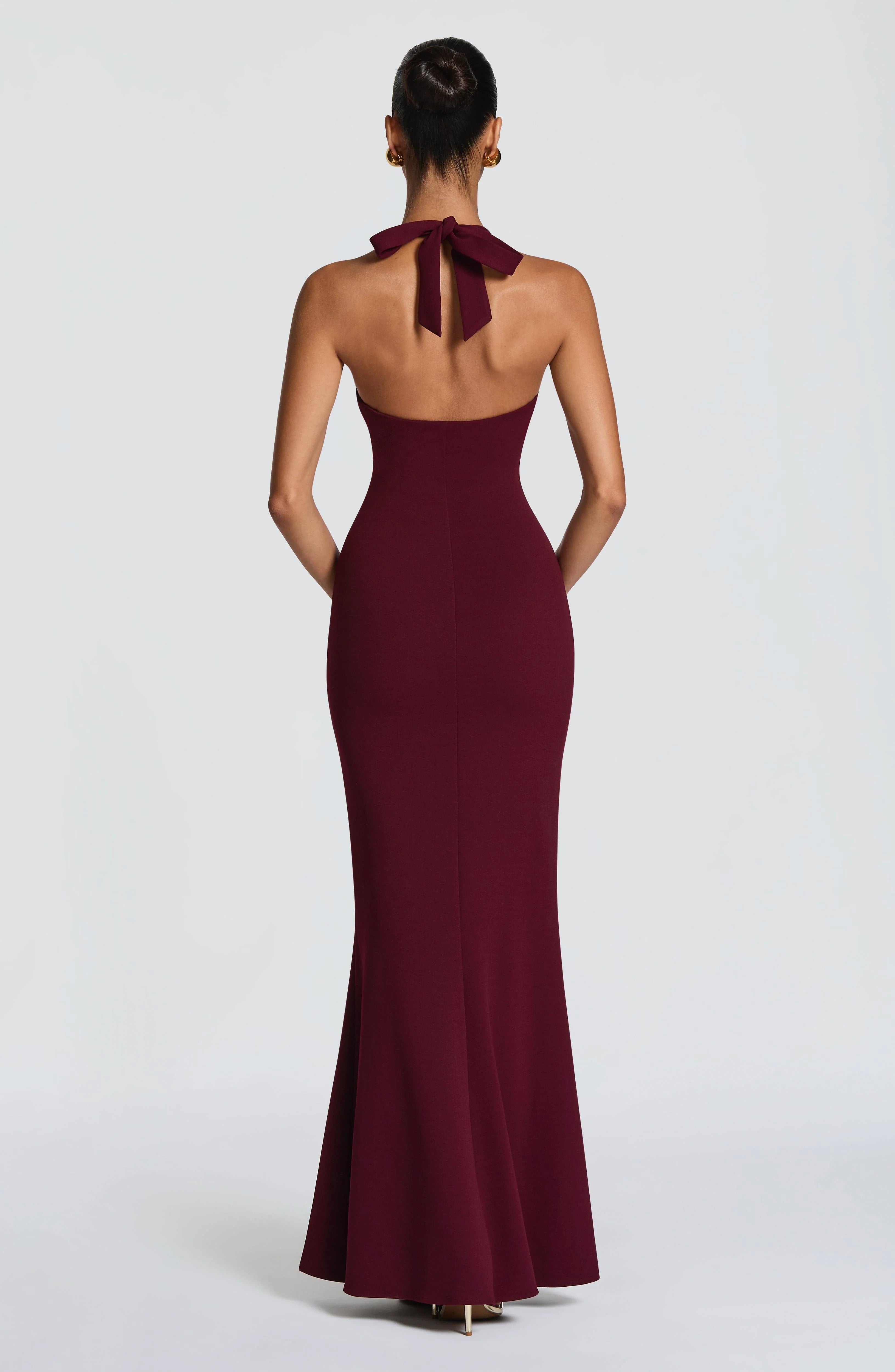 Fern Maxi Dress - Cherry Lacquer