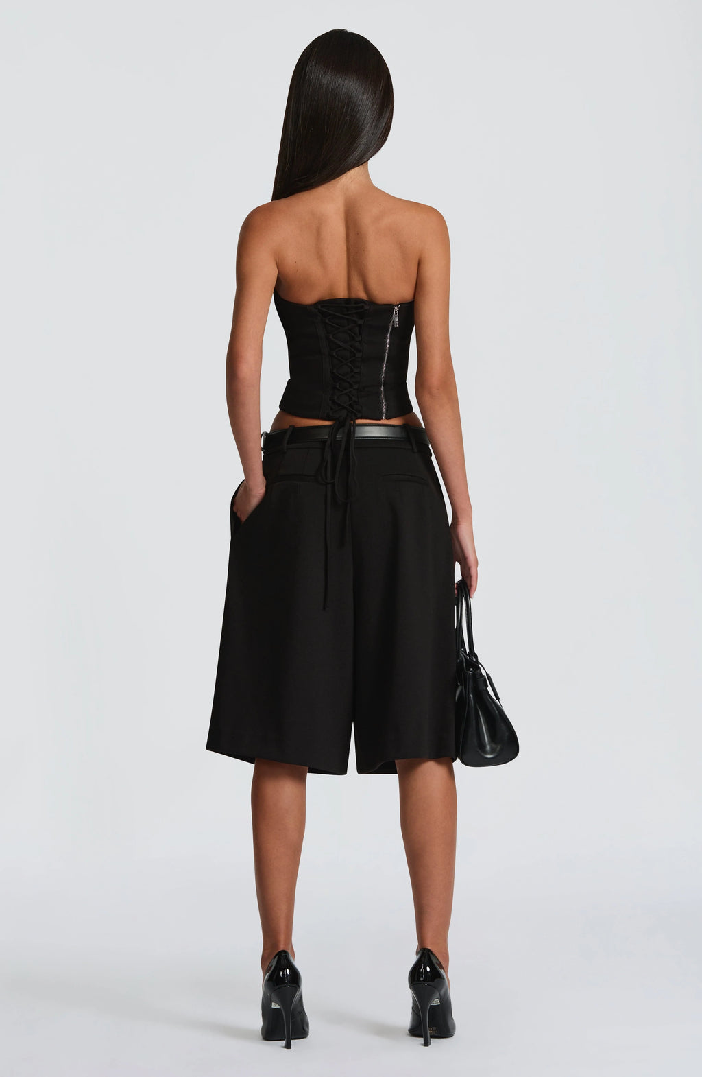 Ausra Bermuda Shorts - Black