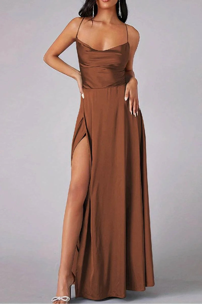 A-line Maxi Stretch Formal Evening Dresses 865729646697