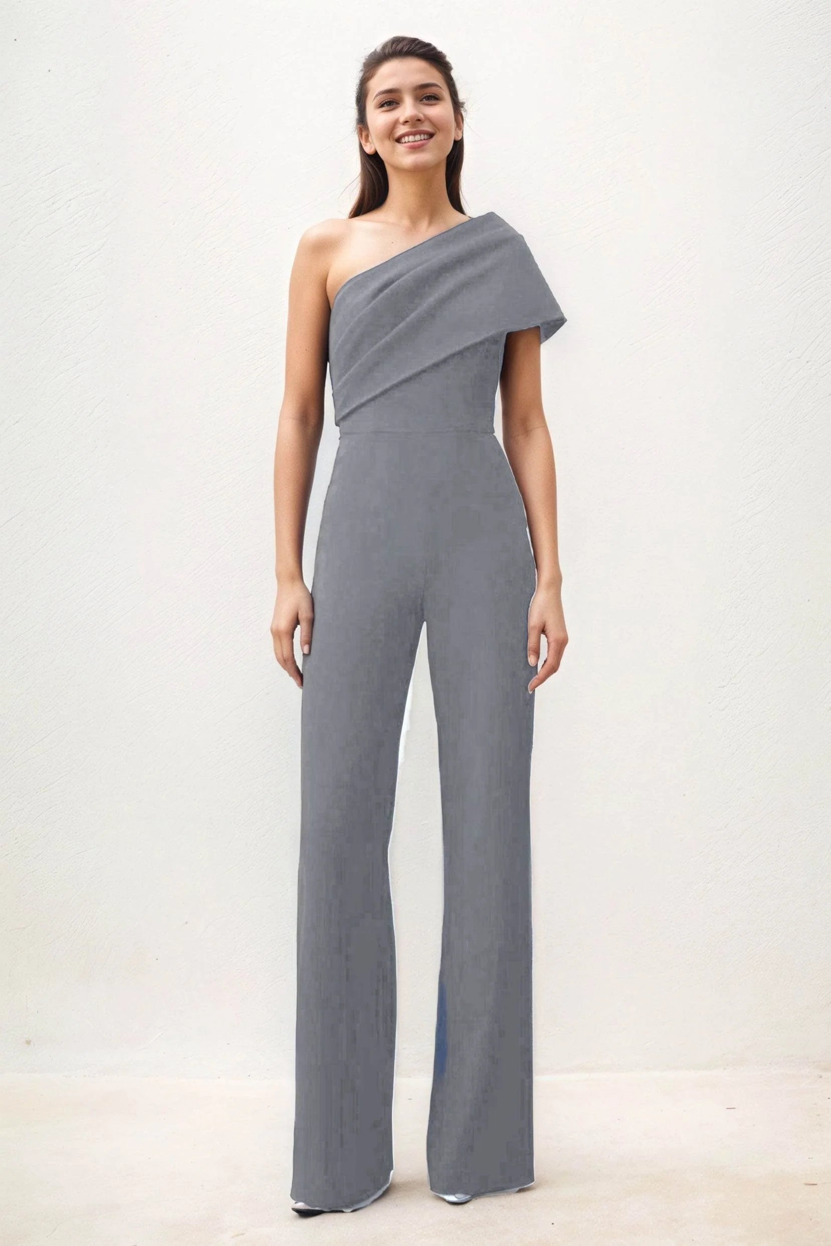 Jumpsuit Maxi Elastic Cloth Wedding Guest Dress CG0277