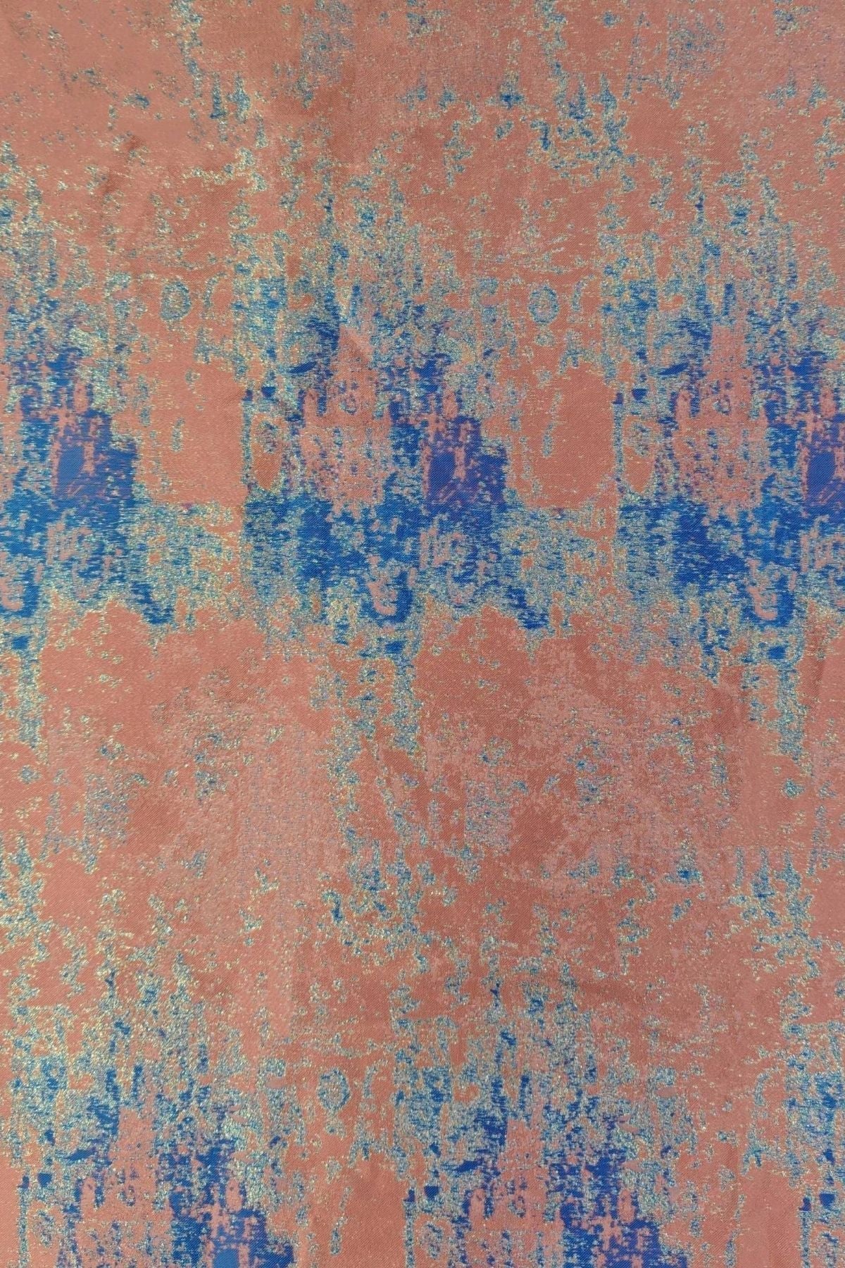 A-Line Tea-Length Jacquard Mother of the Bride Dress CM0429