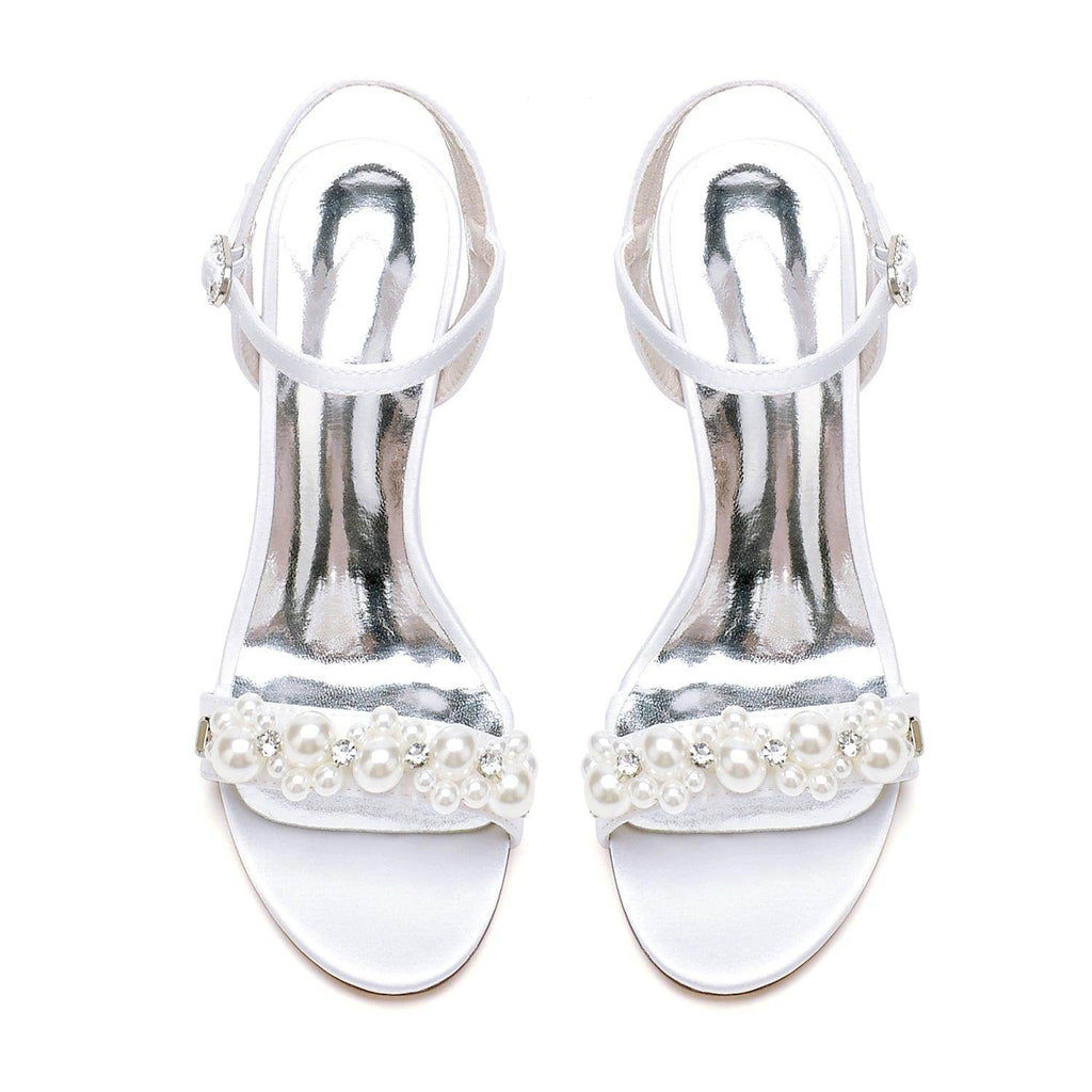 Stiletto Heel 9.5cm Silk-Like Shoes CK0478