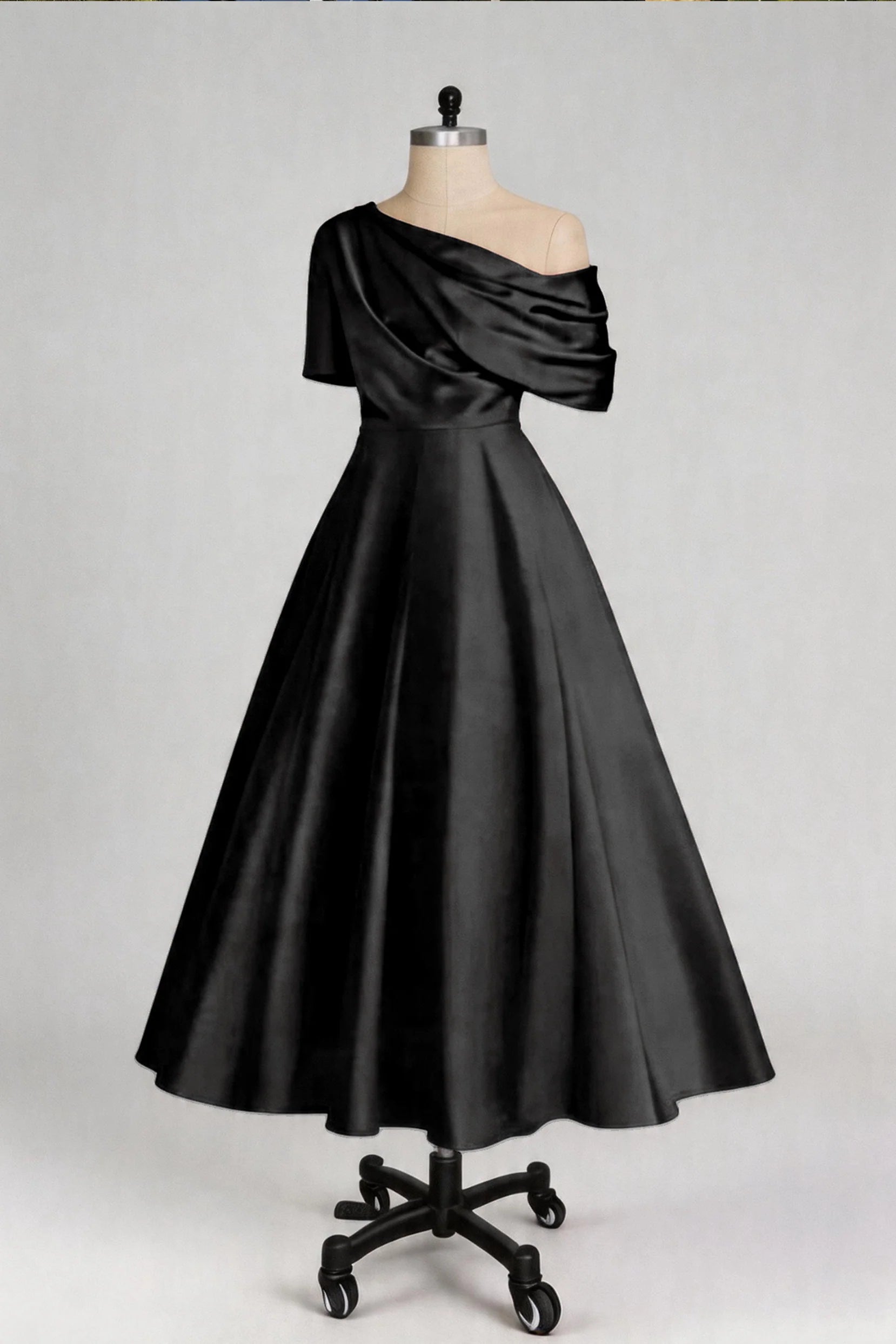 A Line One shoulder Half Sleeve Ankle Length Mother Dresses CM0366