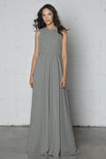 Sheath-Column Floor Length Chiffon Dress PR17020