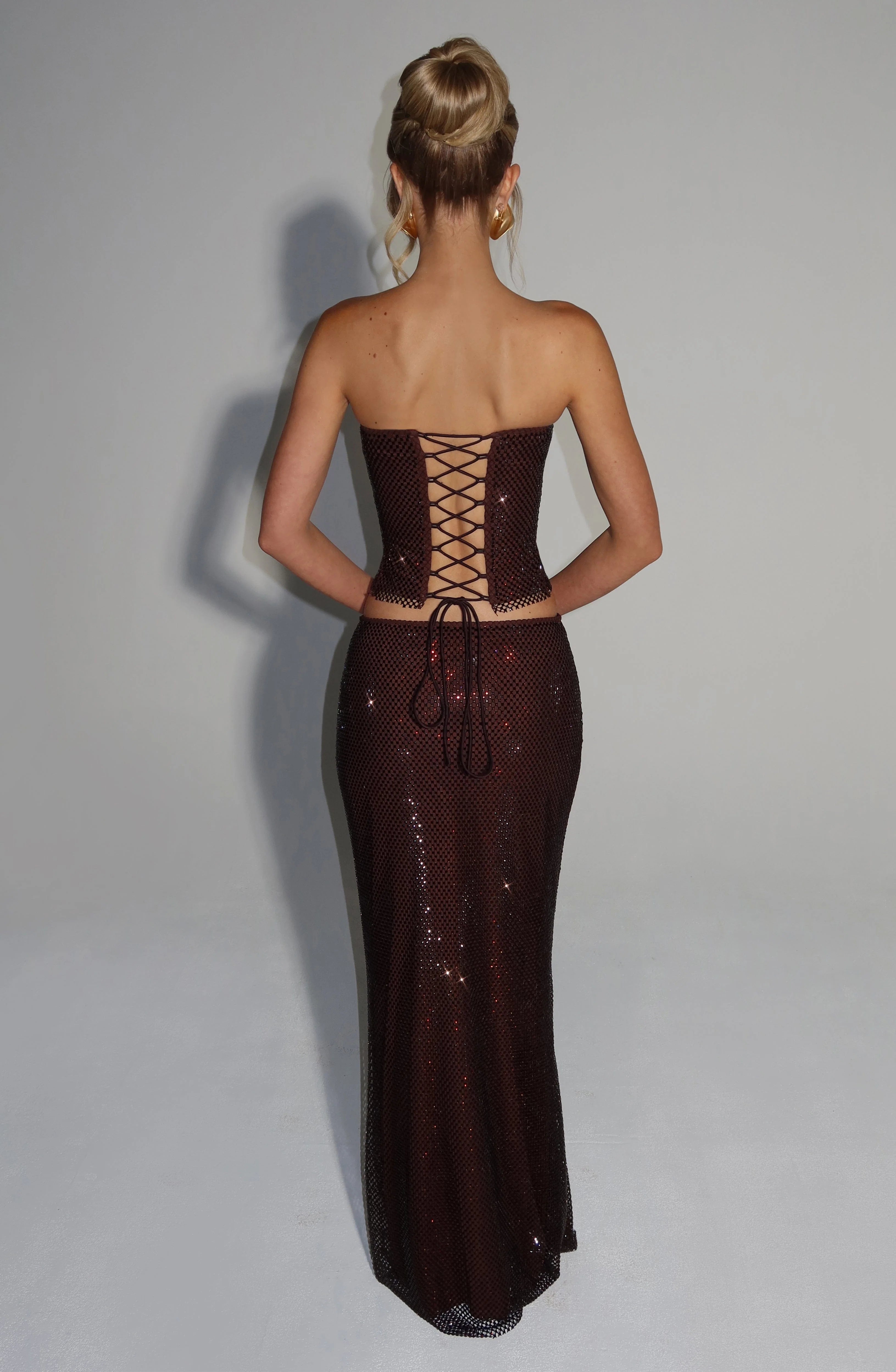 Serena Top - Plum Brown