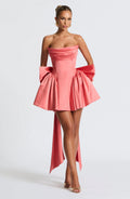 Trinity Mini Dress - Coral Pink