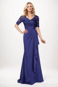 Sheath-Column Maxi Chiffon Mother Of The Bride Dress CM0304