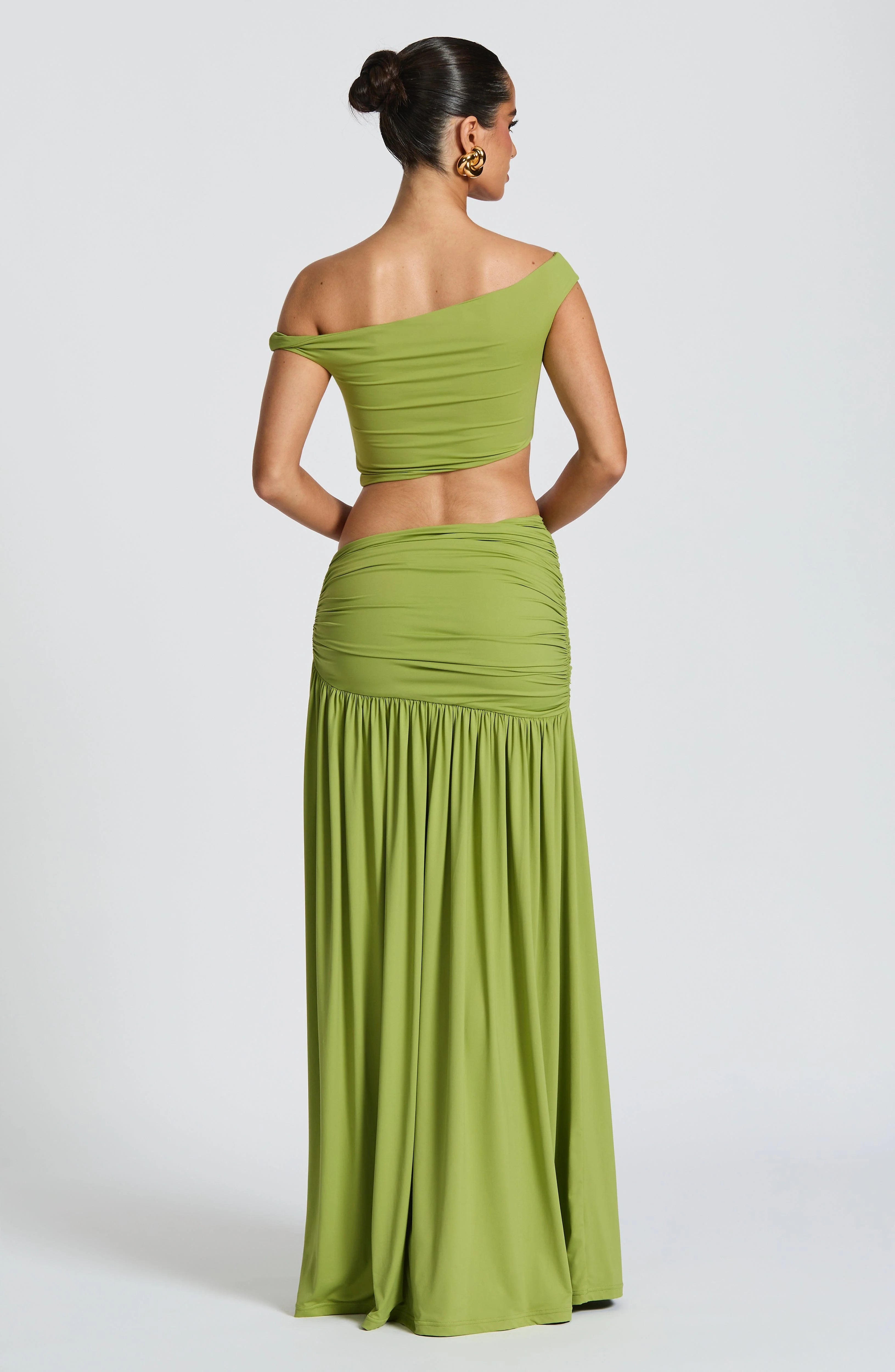 Saira Maxi Skirt - Olive
