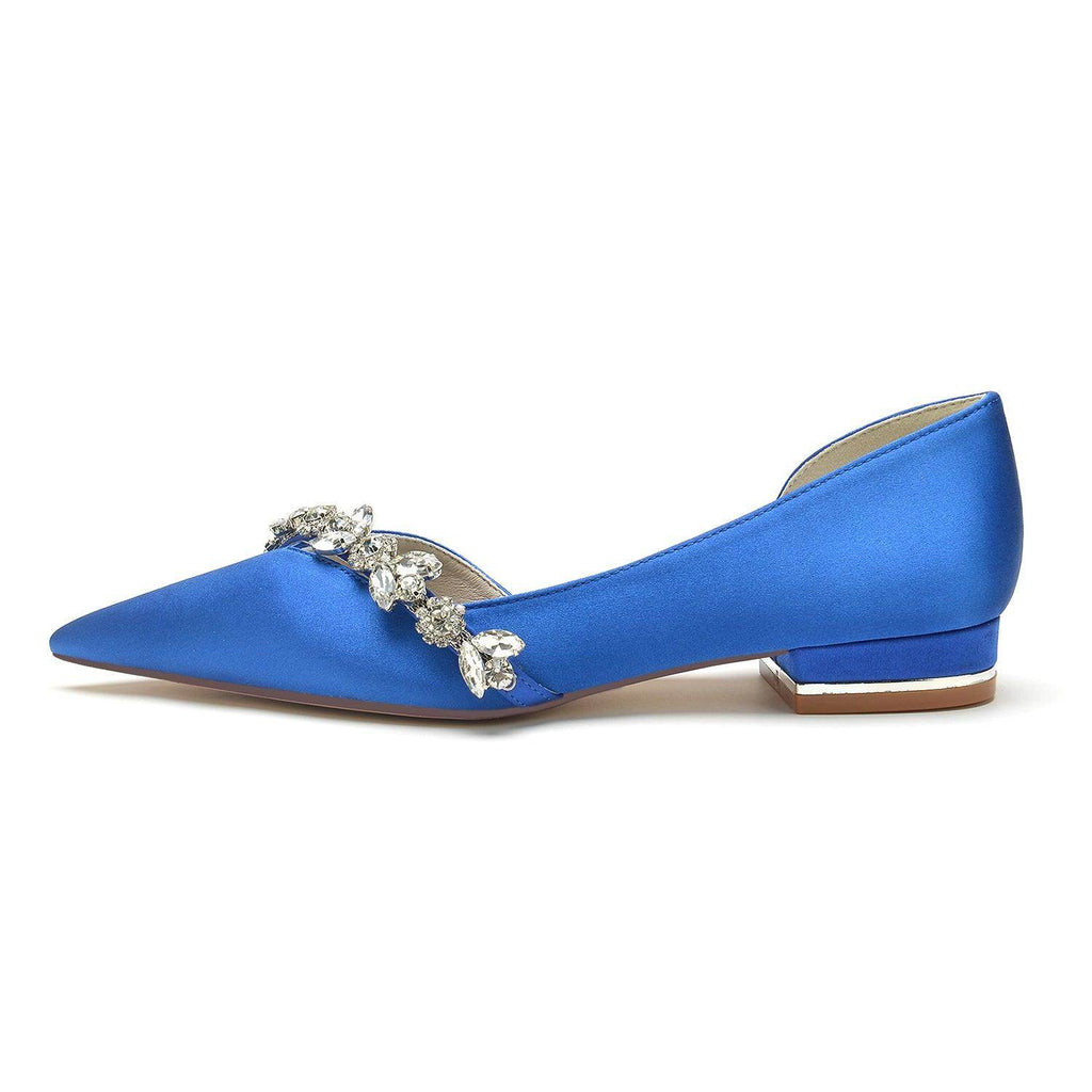 Flat Heel 2.5cm Silk-Like Shoes CK0361