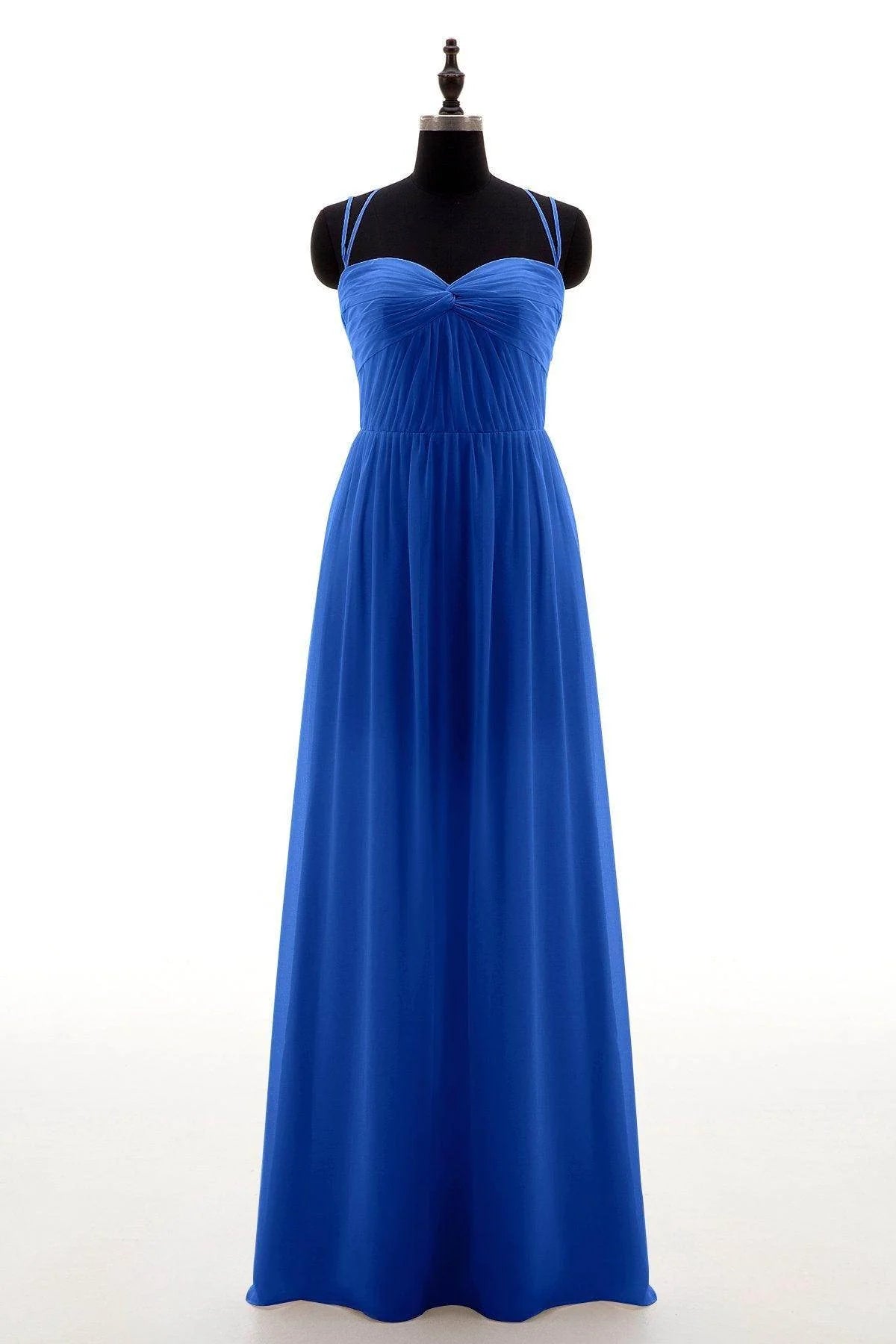 Sheath-Column Floor Length Chiffon Bridesmaid Dress NB3316