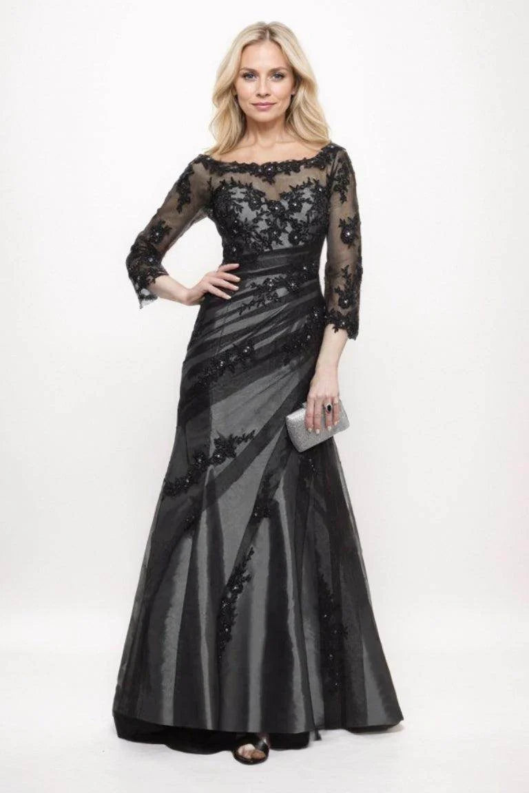 Trumpet-Mermaid Maxi Tulle Mother Of The Bride Dress CM0273