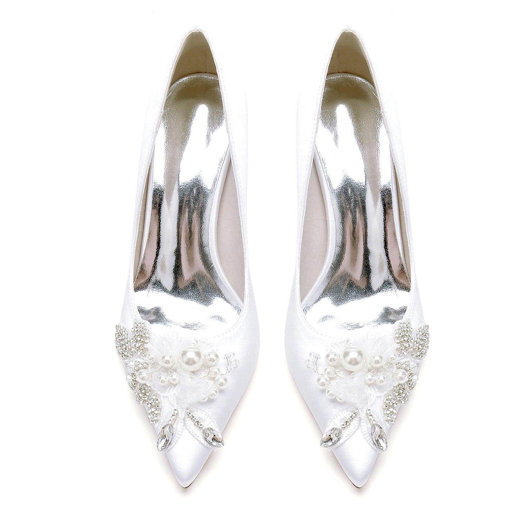 Stiletto Heel 6cm Silk-Like Shoes CK0426